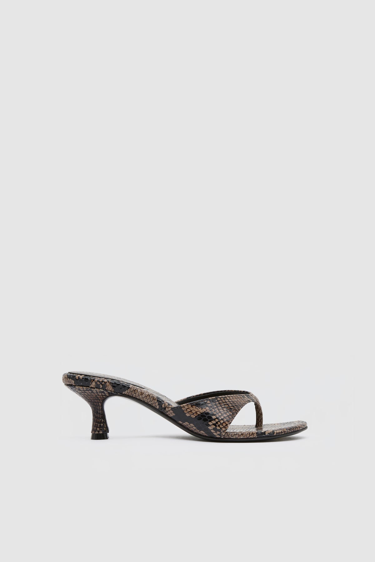 Everyday Thong Heel 50 - Python Embossed