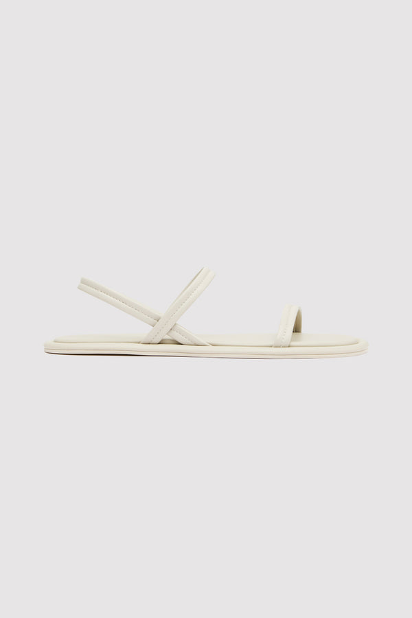 Fine Strap Sandal - Creme