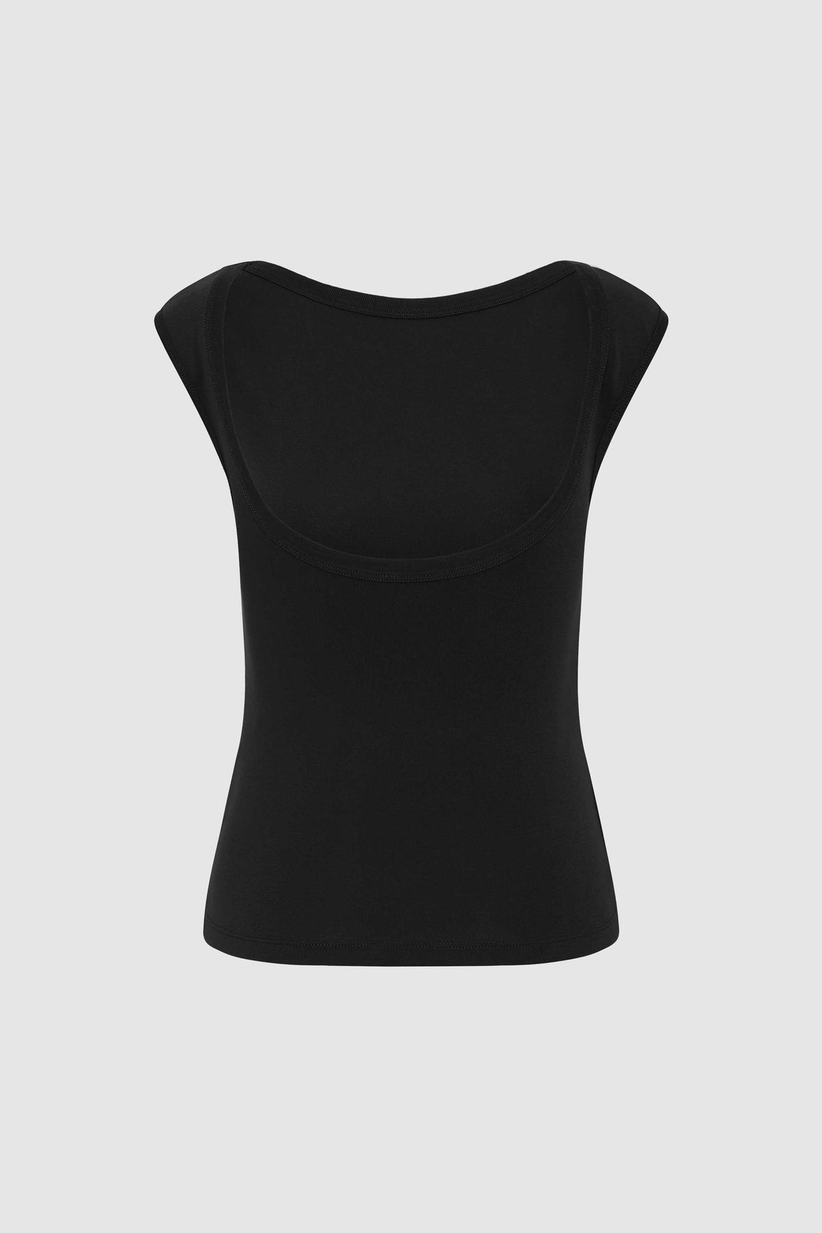 Organic Cotton Ballerina Top - Jet Black