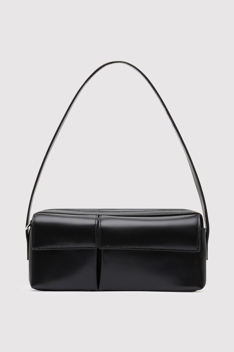 90s Utility Shoulder Bag - Black