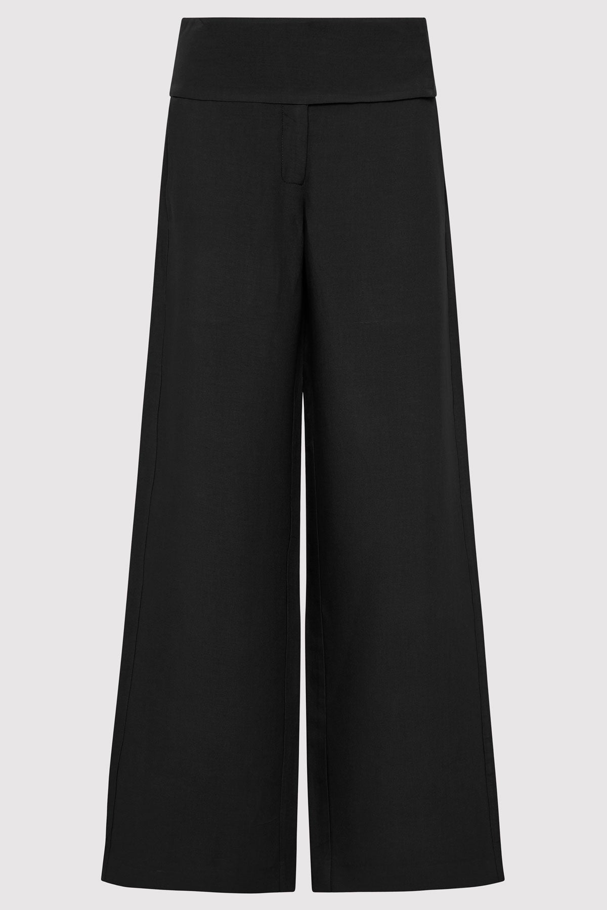 St Agni Wide Waistband Pants Black st-agni-wide-waistband-pants-black