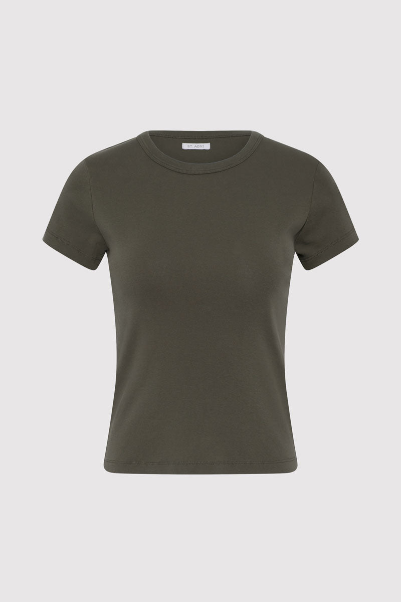 Organic Cotton Baby Tee - Khaki