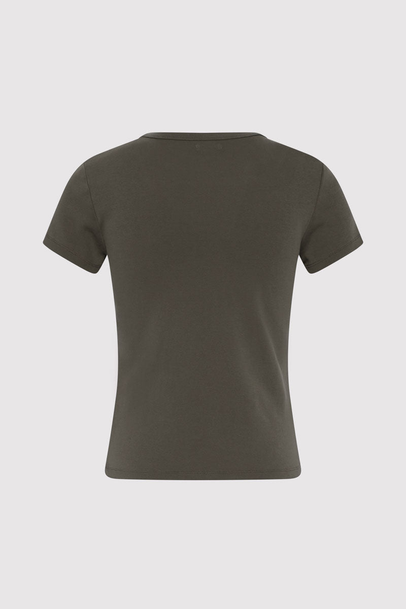 Organic Cotton Baby Tee - Khaki