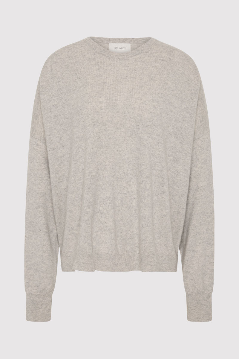 Cashmere Sweater - Grey Marle