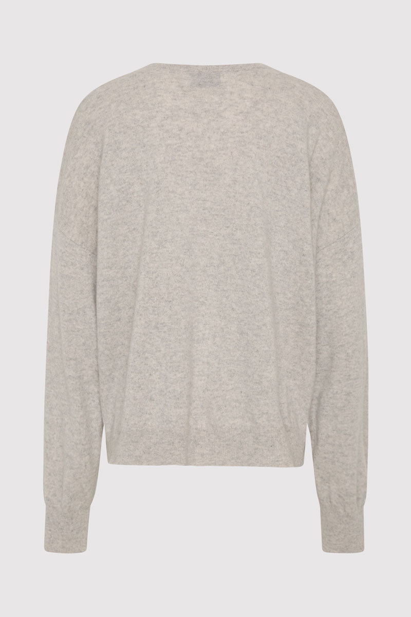 Cashmere Sweater - Grey Marle
