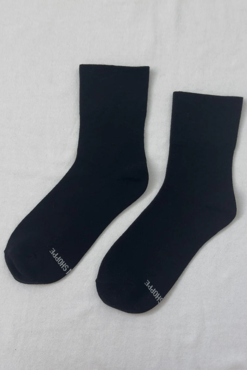 Sneaker Socks by Le Bon Shoppe - True Black