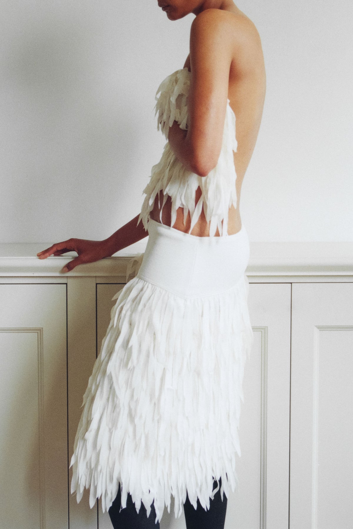 Fringe Midi Skirt - Talco