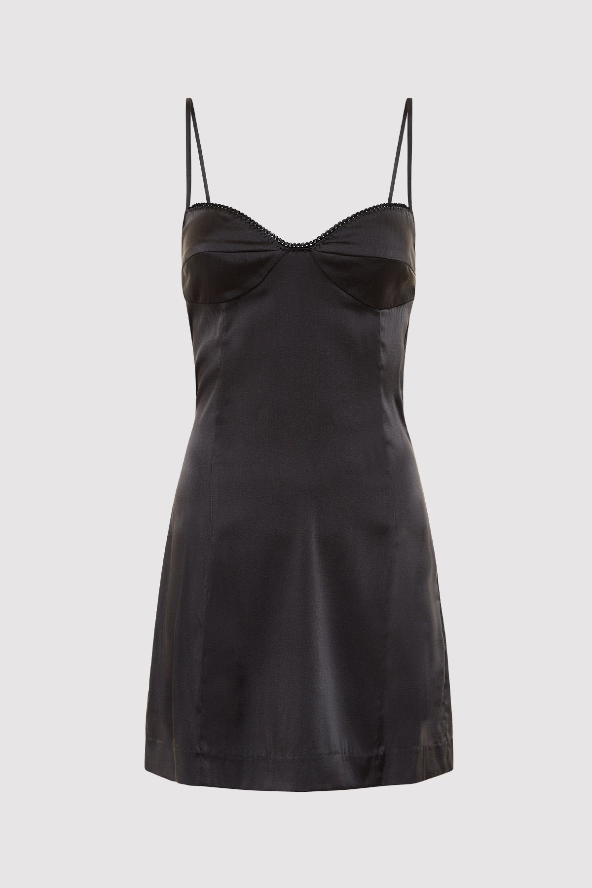 Soft Silk Cami Dress - Washed Black