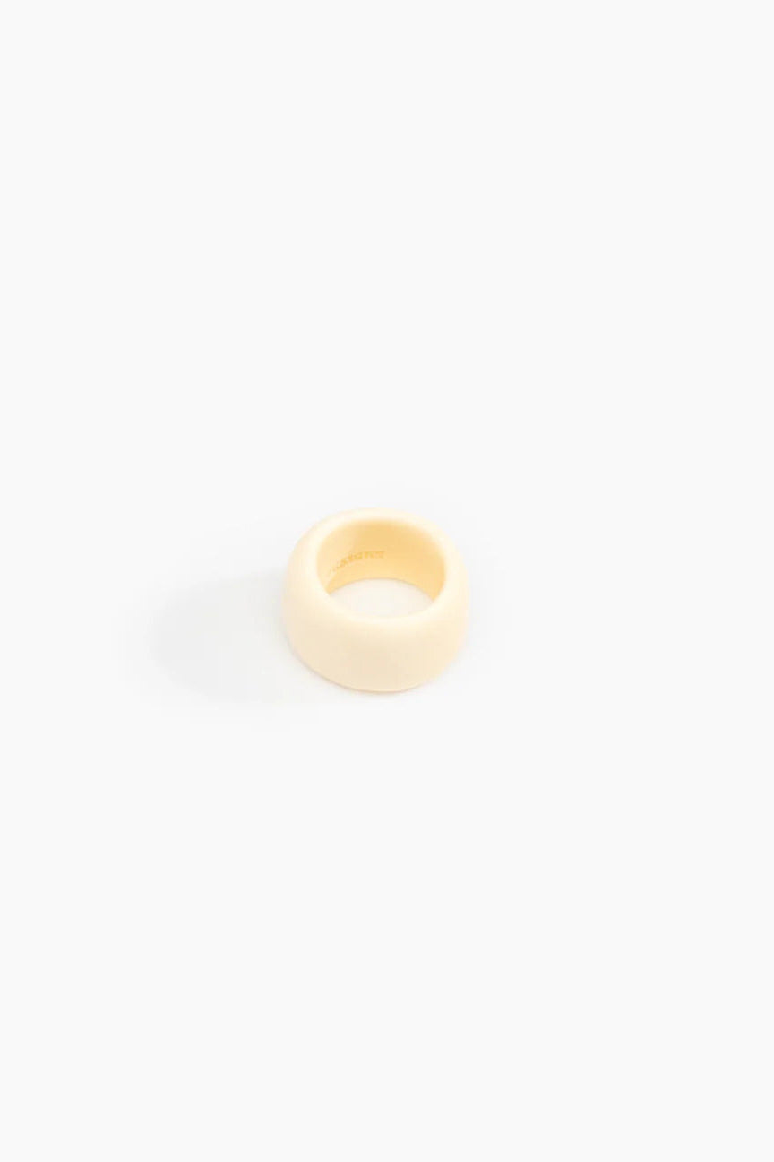 Band Ring by Dinosaur Designs - Cream