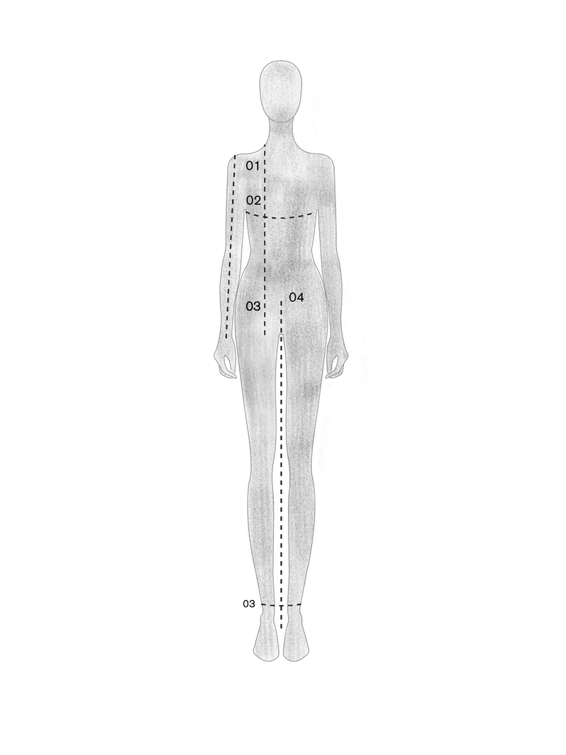 How to measure dresses