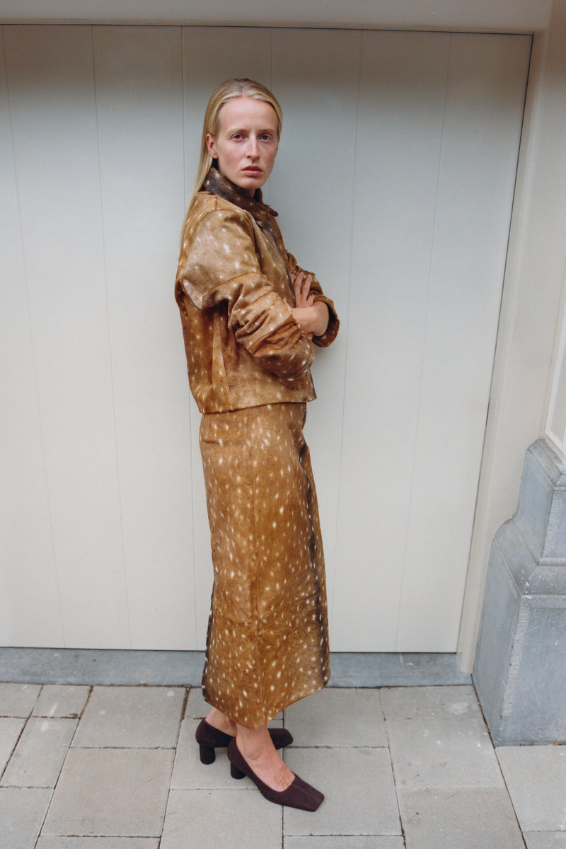 Fawn Minimal Jacket - Almond