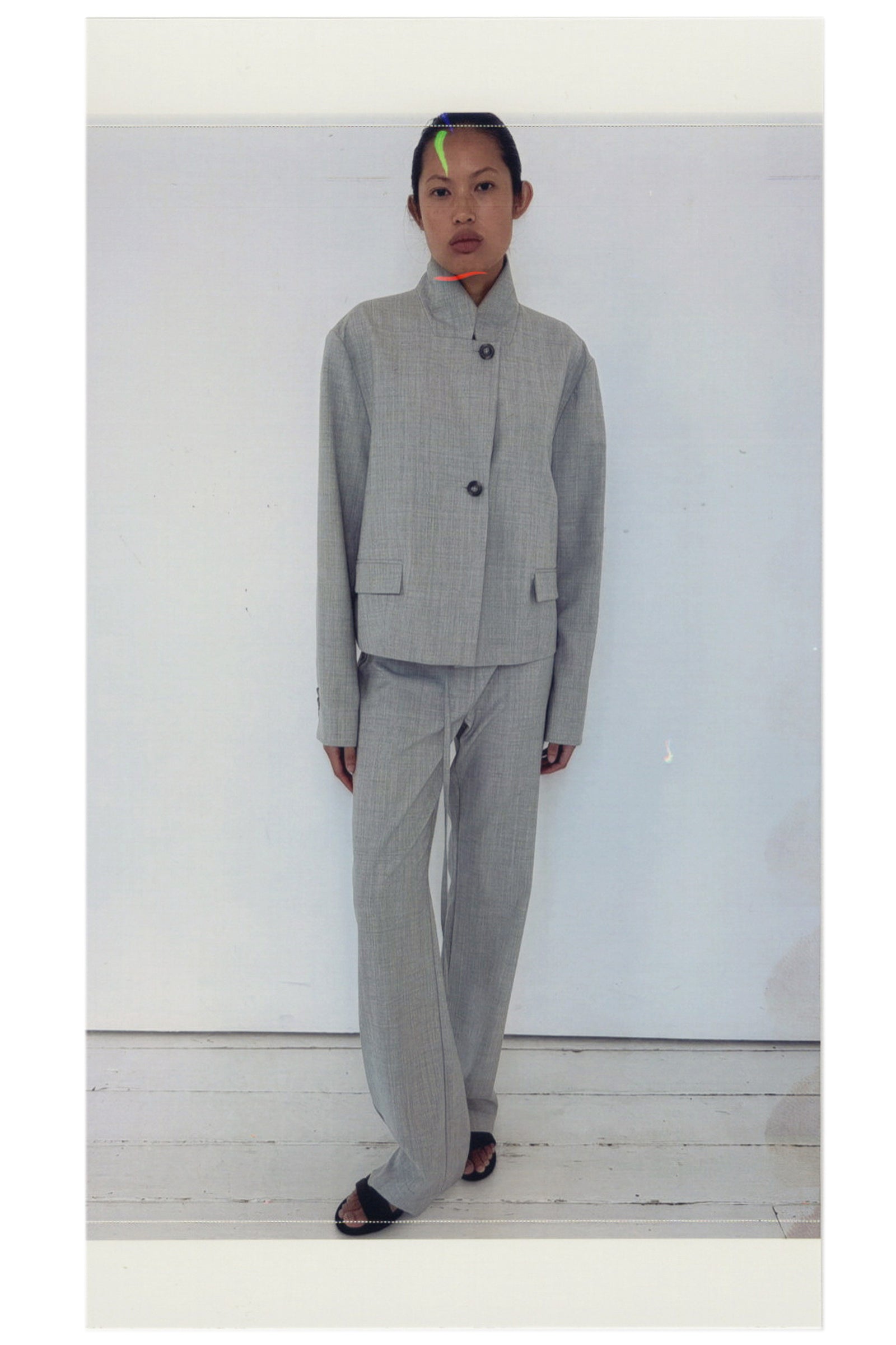 Cocoon Blazer - Concrete