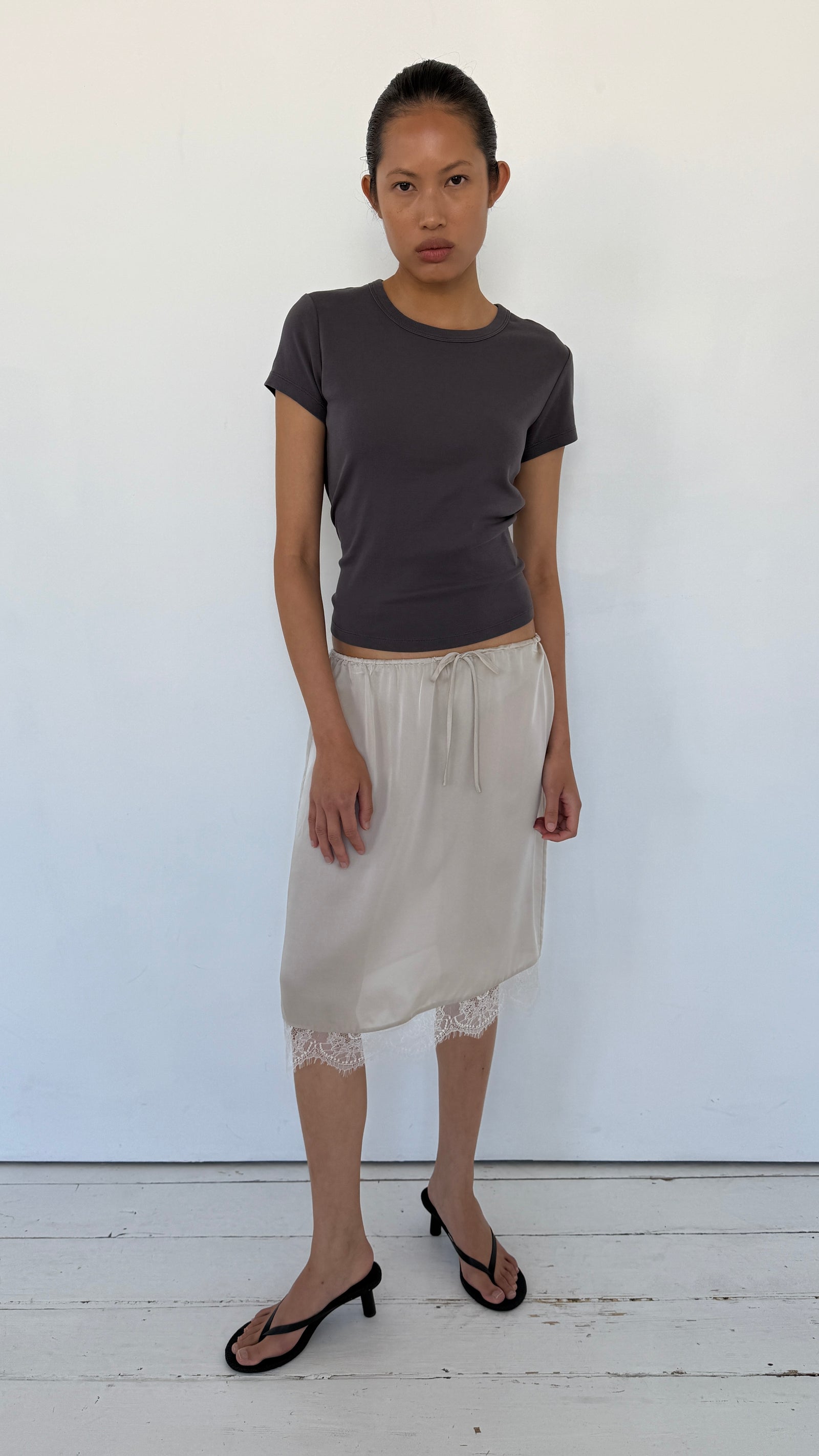 Organic Cotton Baby Tee - Soot