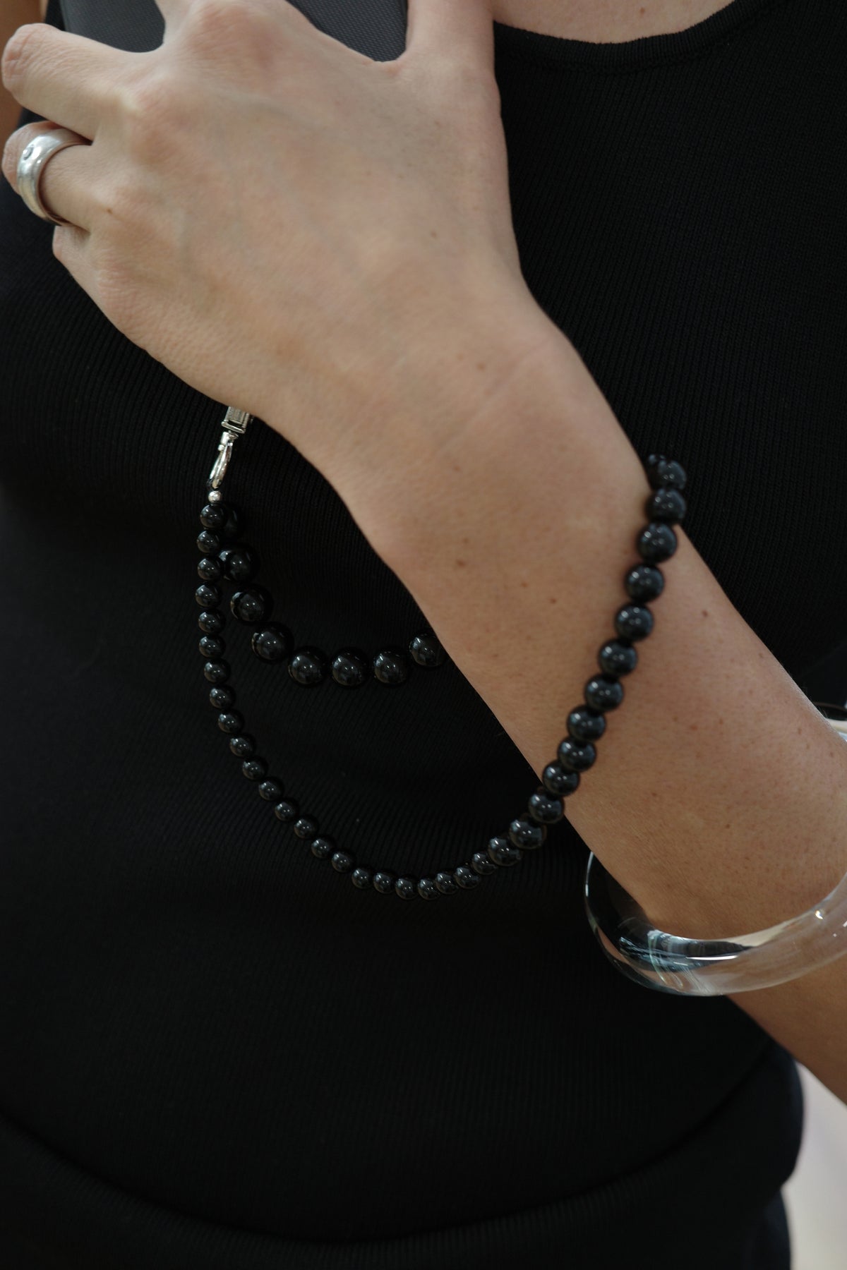 St Agni x Vermeer Odette Phone Wrist Strap - Red Jasper