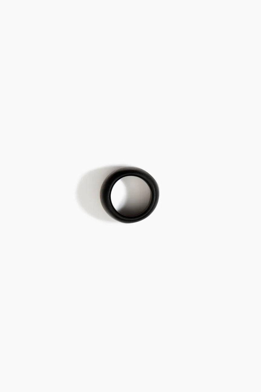 Band Ring by Dinosaur Designs - Black