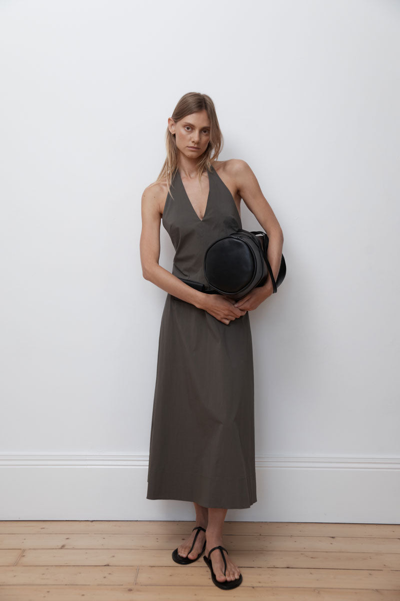 st agni halter plunge dress St. Agni | Halter Plunge Dress