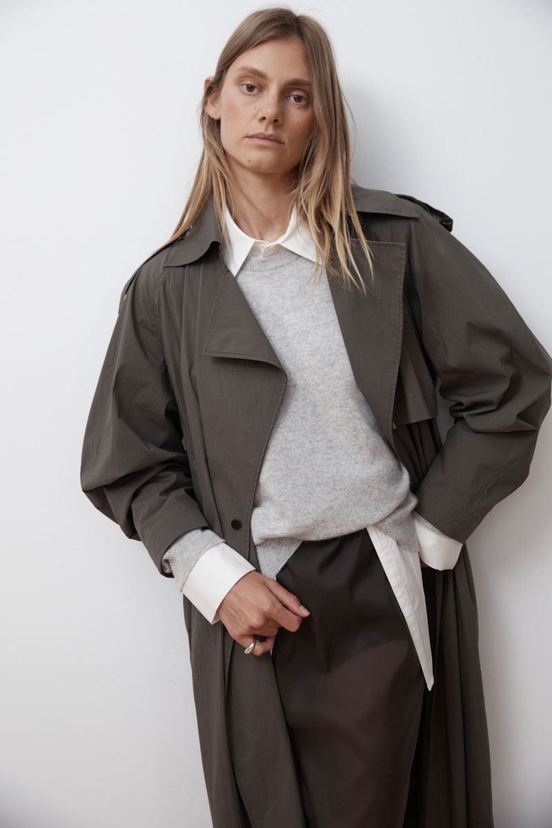 Cashmere Sweater - Grey Marle