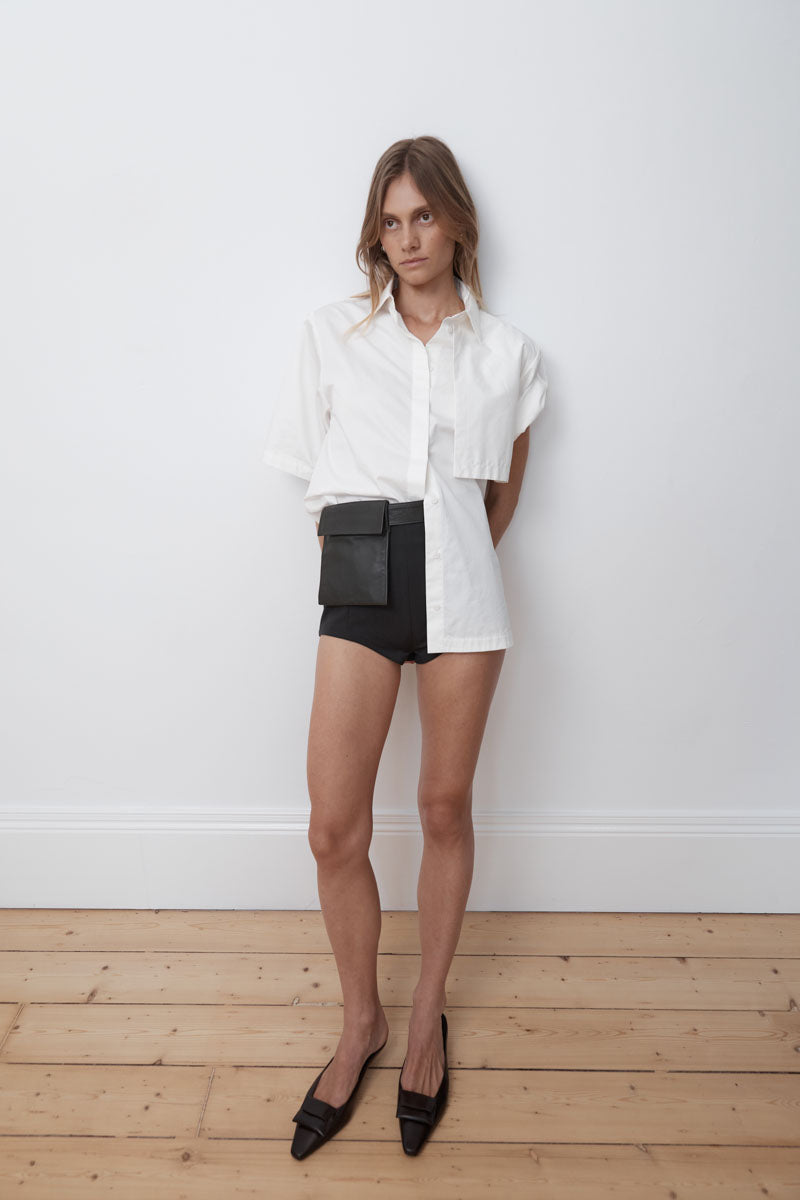 Utility Short Sleeve Shirt - Off White