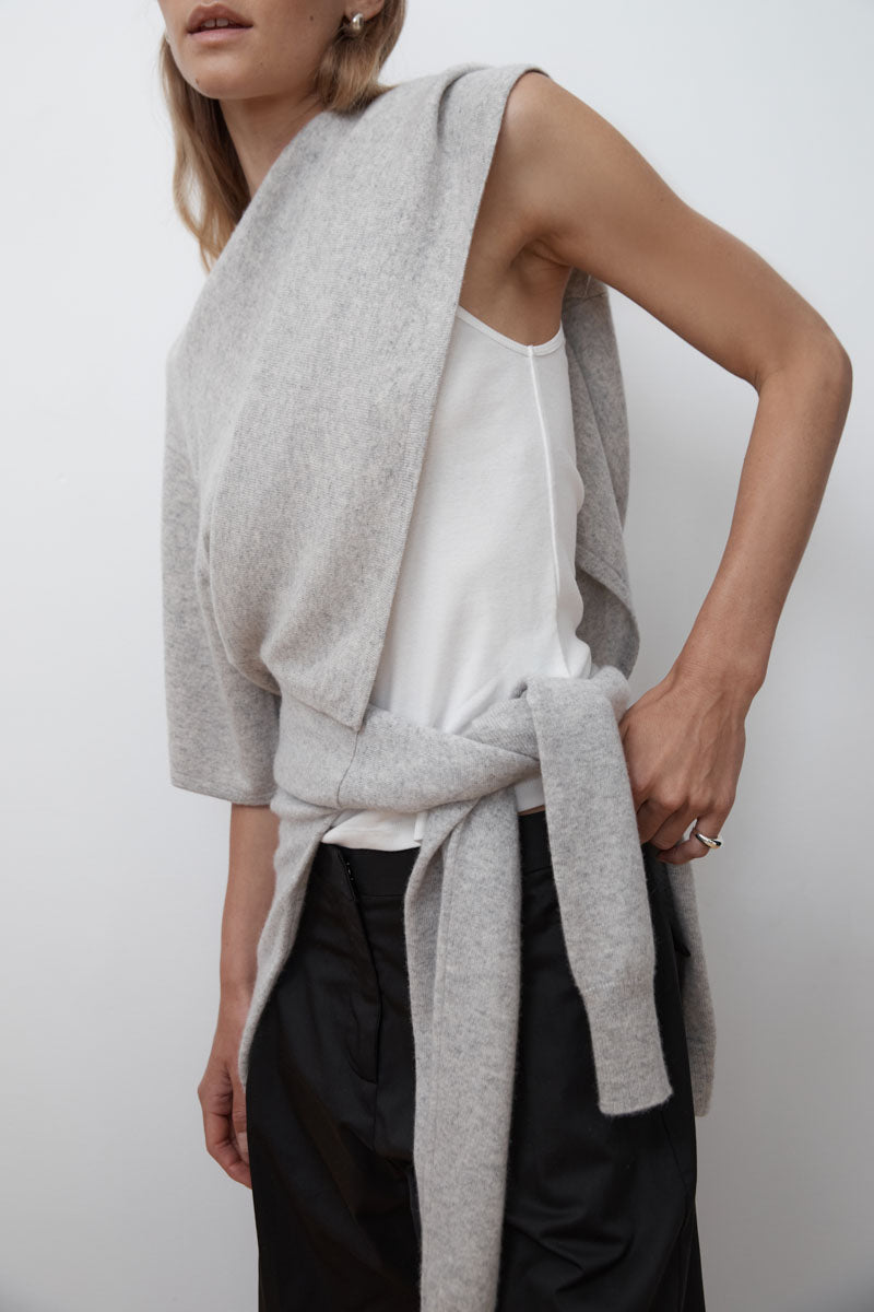 Cashmere Sweater - Grey Marle