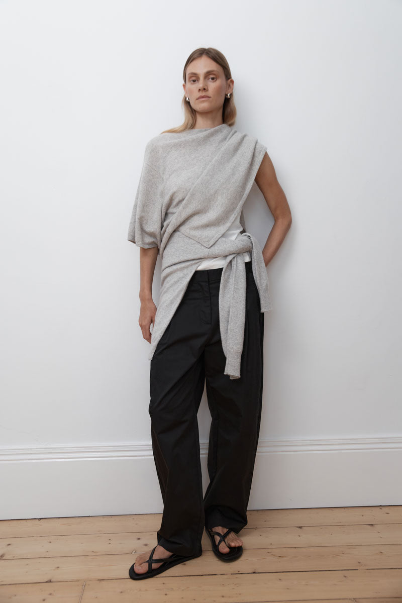Cashmere Copain Tee - Grey Marle