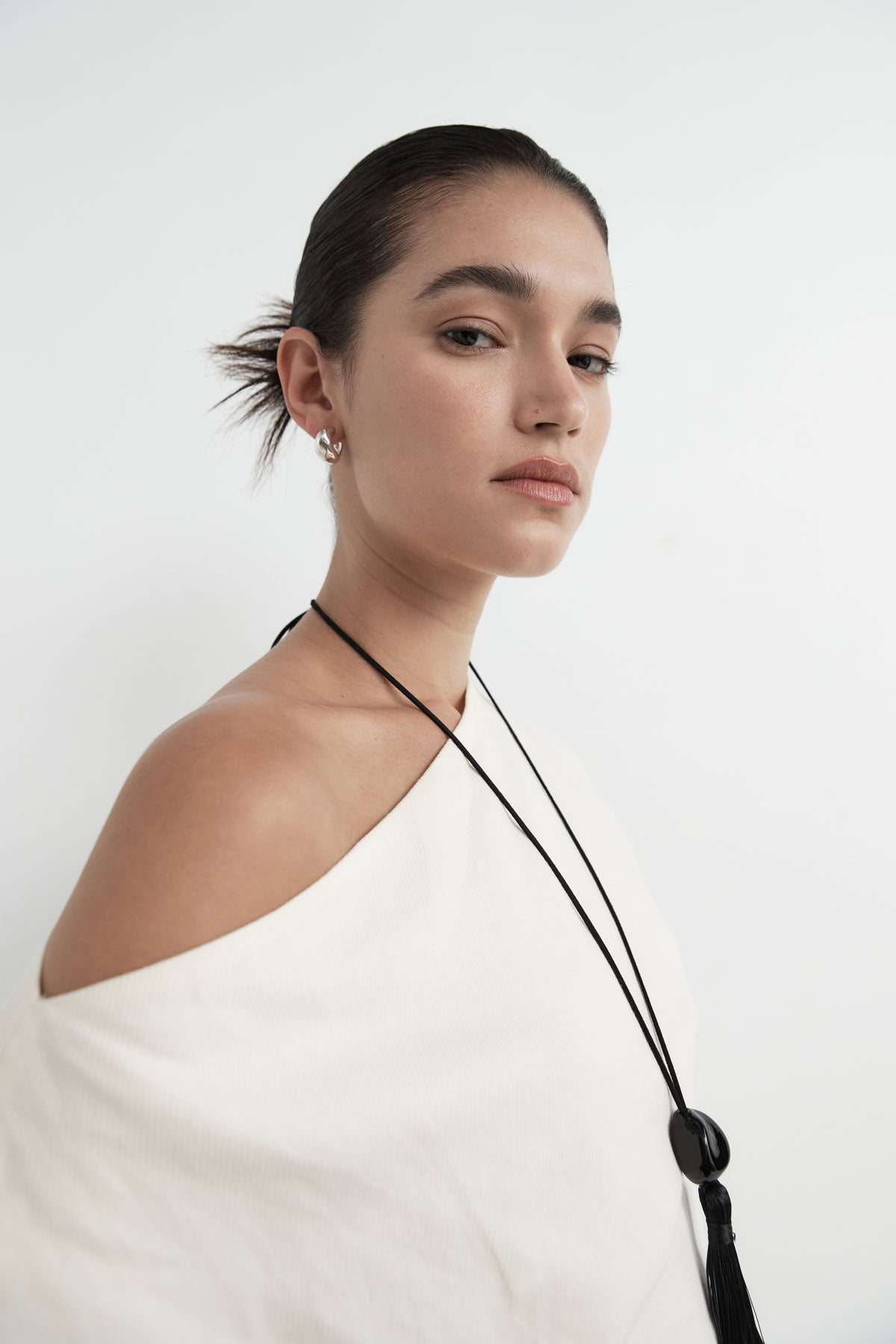 Casati Necklace - Black - By Ayllón