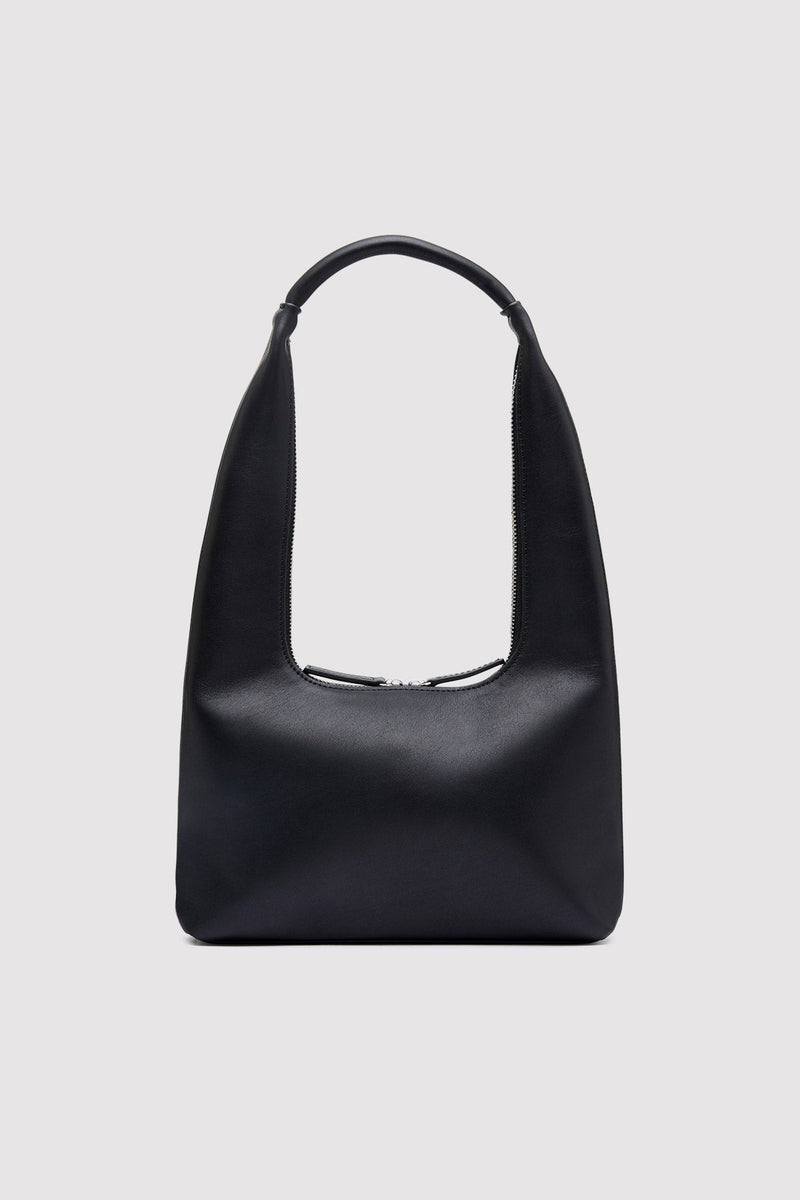 Zip Detail Mini Bag - Black