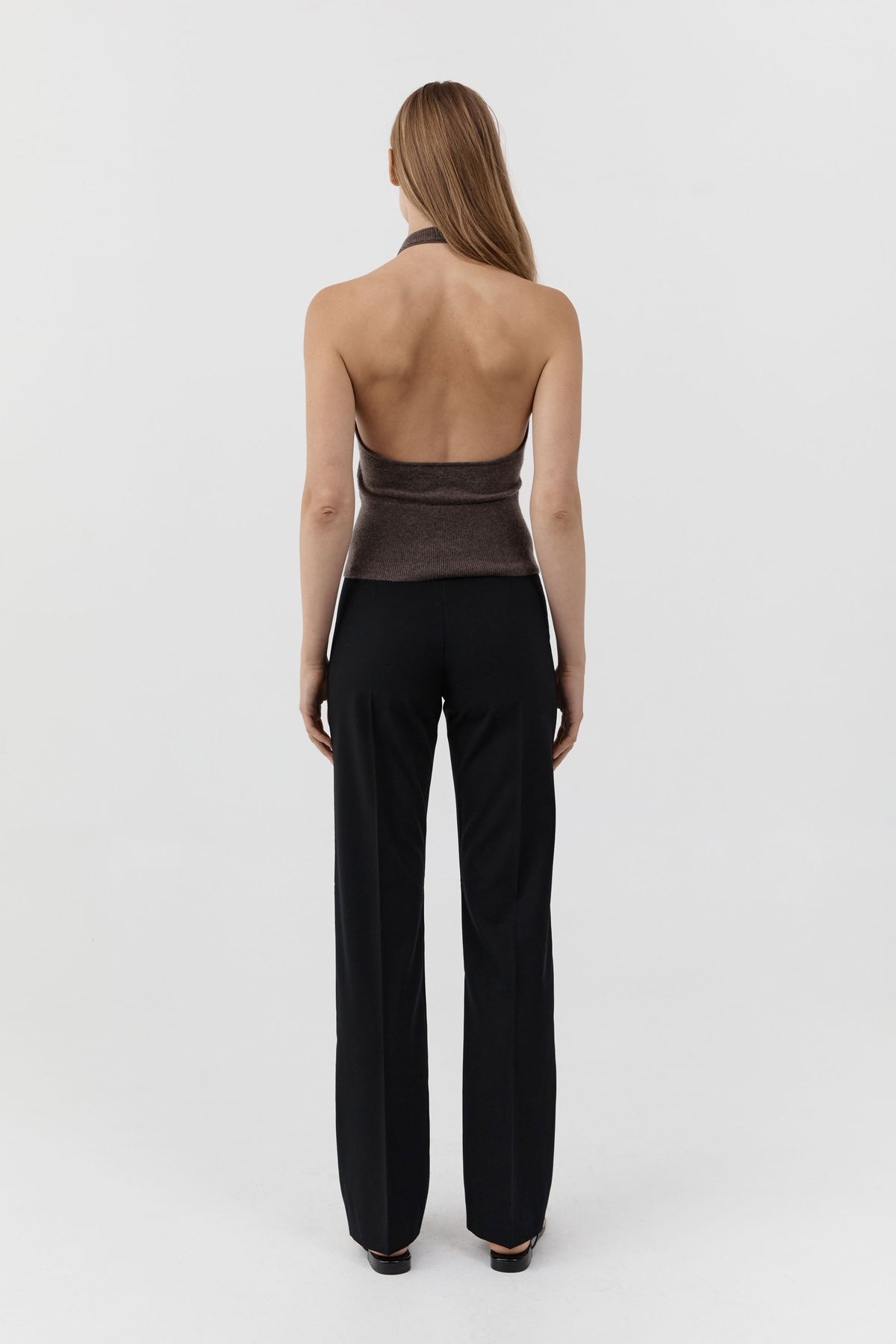 Cashmere Halter Top - Elmwood