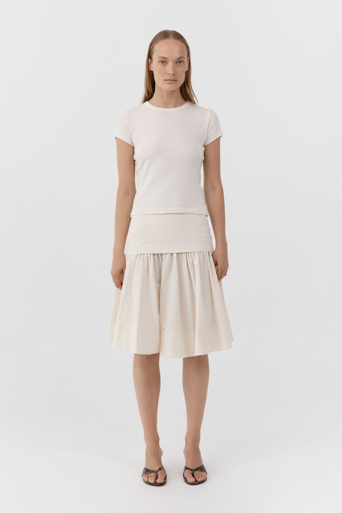 Circle Hem Gathered Skirt - Talco
