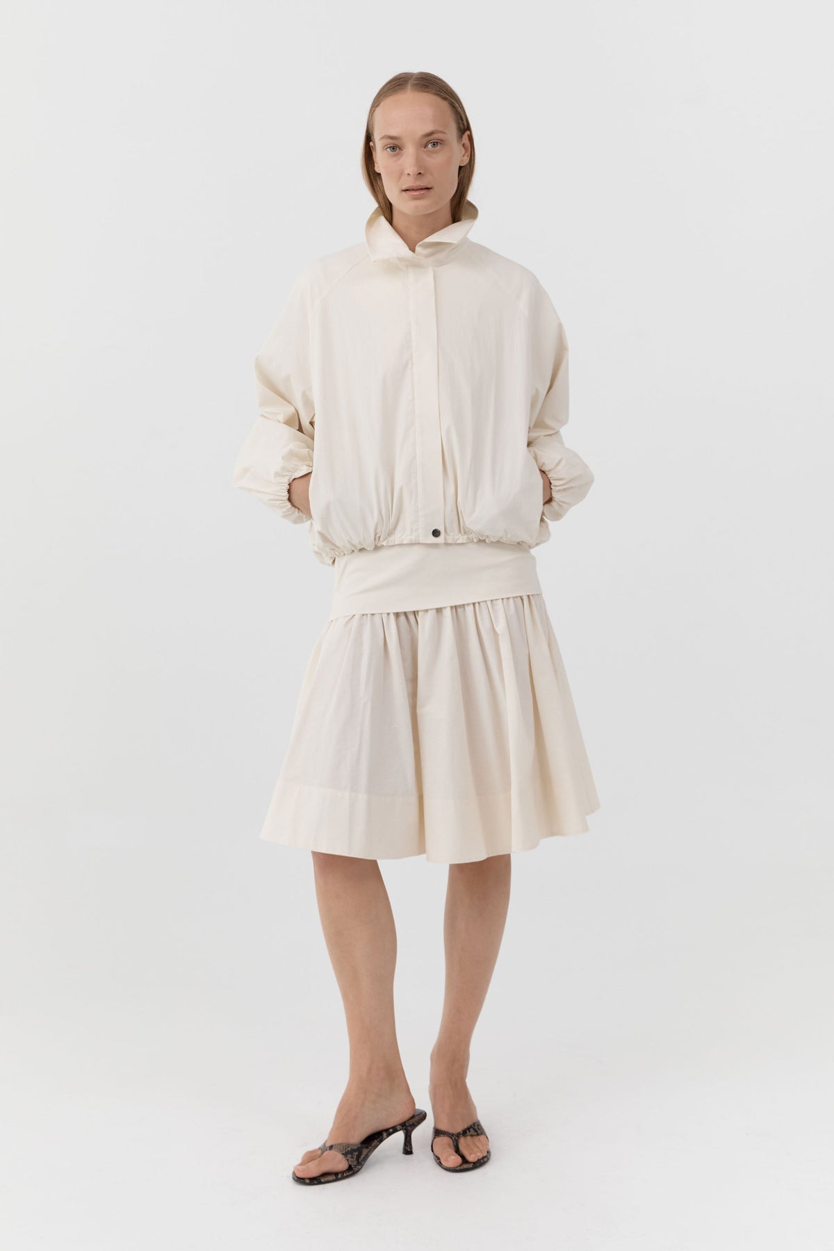 Circle Hem Gathered Skirt - Talco