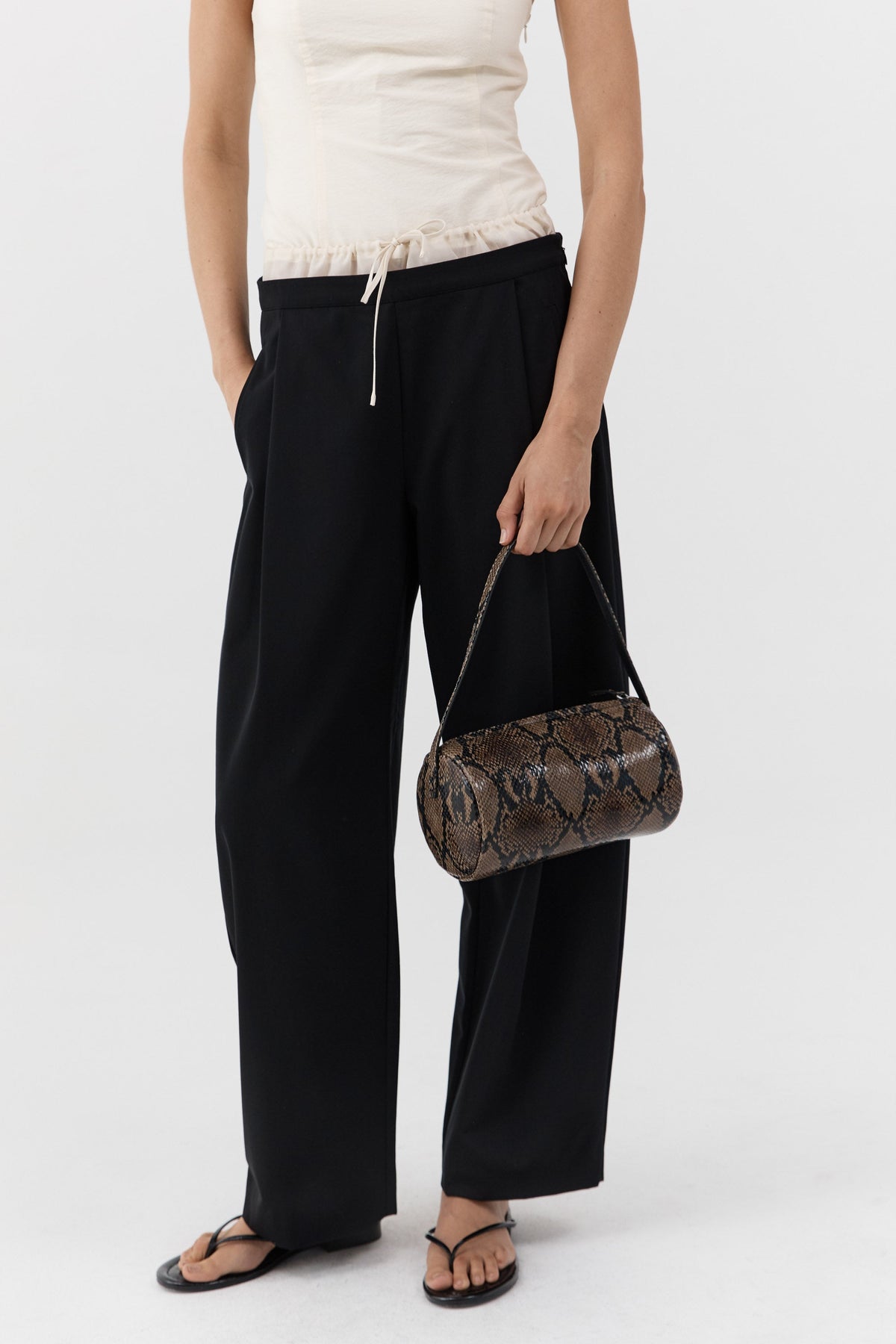 Connolo Shoulder Bag - Python Embossed