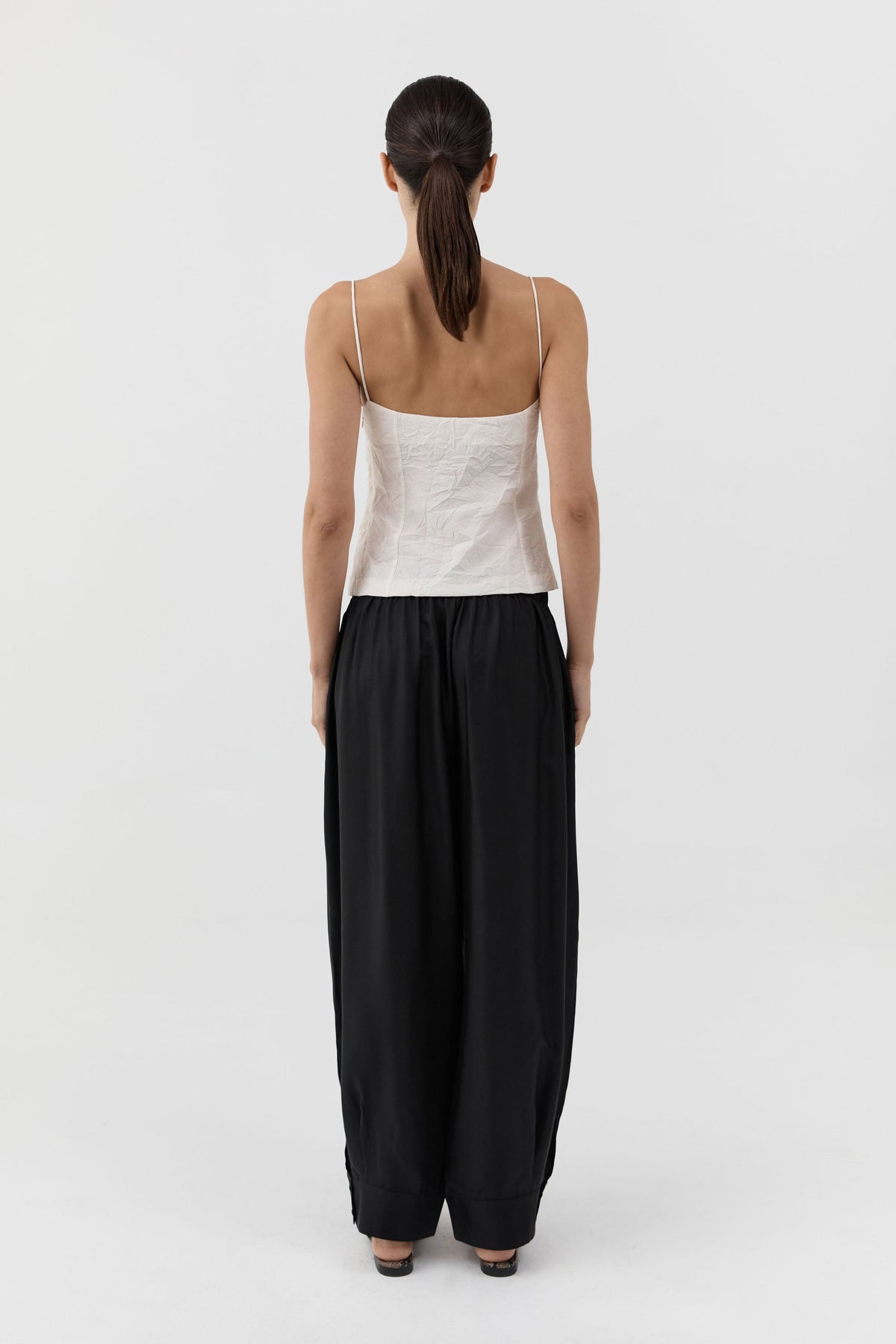 Crushed Silk Cami - Talco