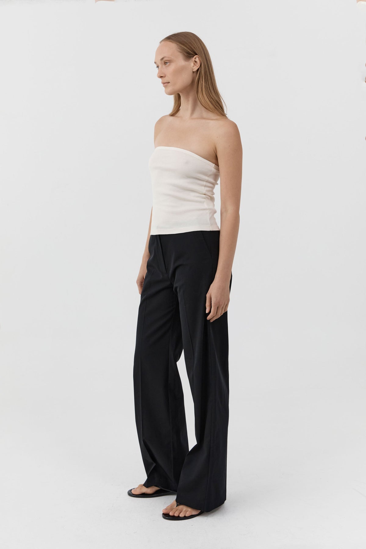 Cummerbund Carter Trouser - Black