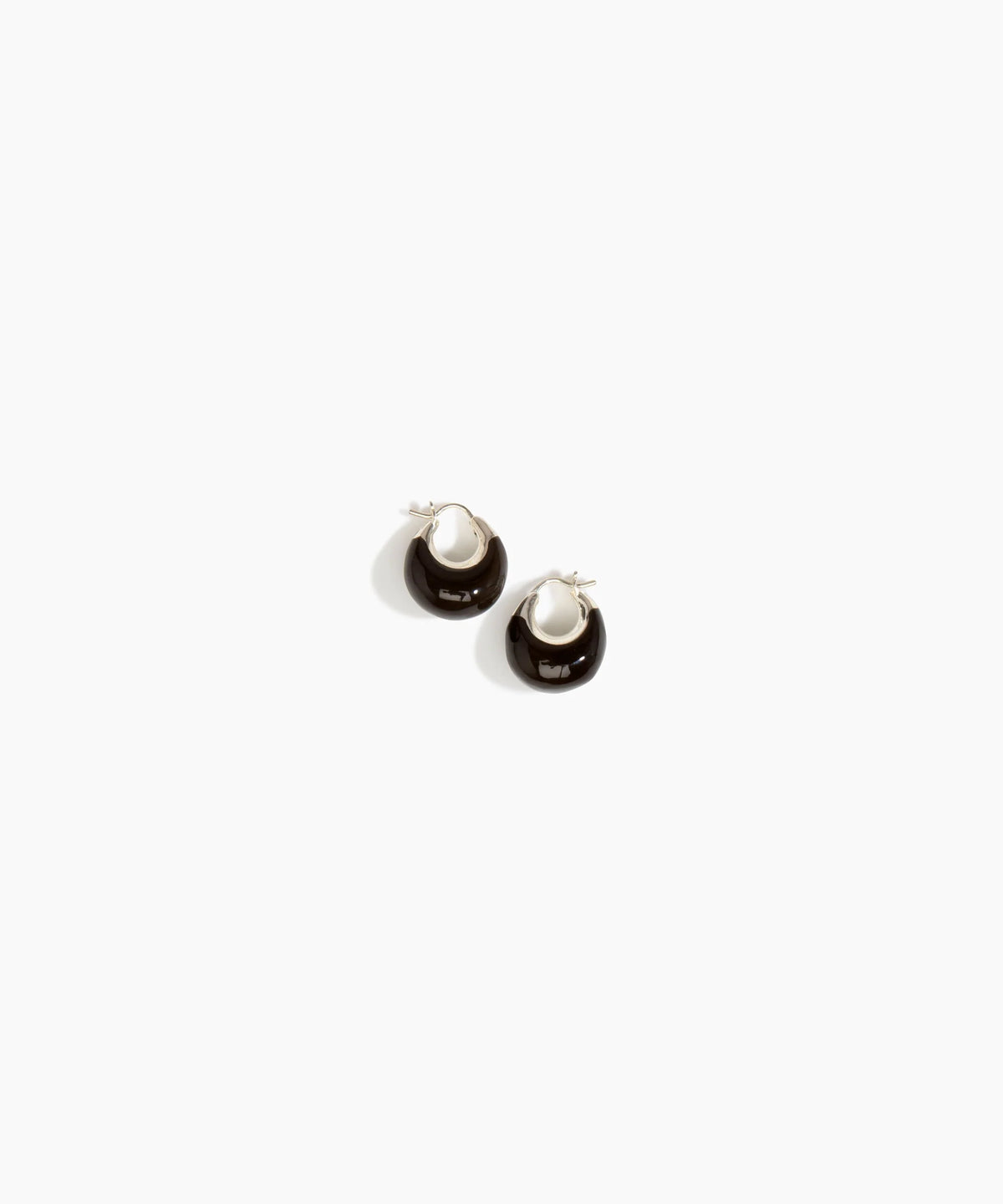 Small Crescent Earrings by Dinosaur Designs - Cocoa