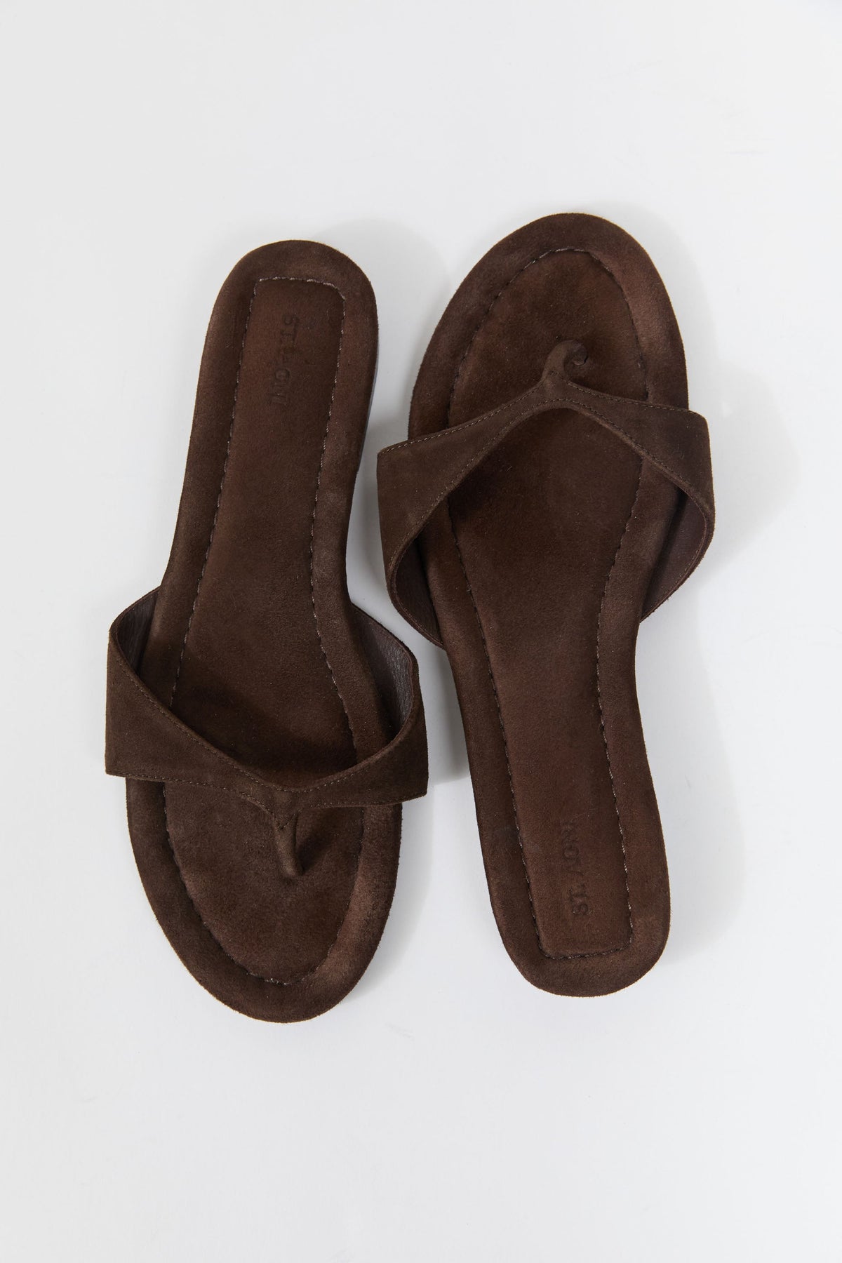 Everyday Thong - Coffee Suede