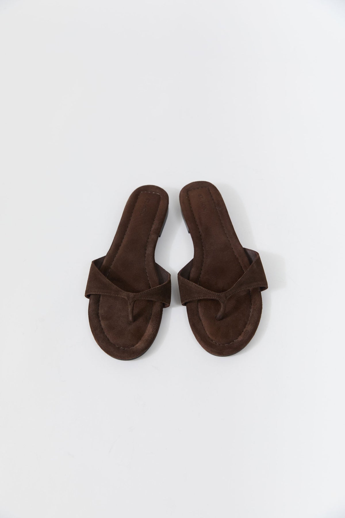 Everyday Thong - Coffee Suede