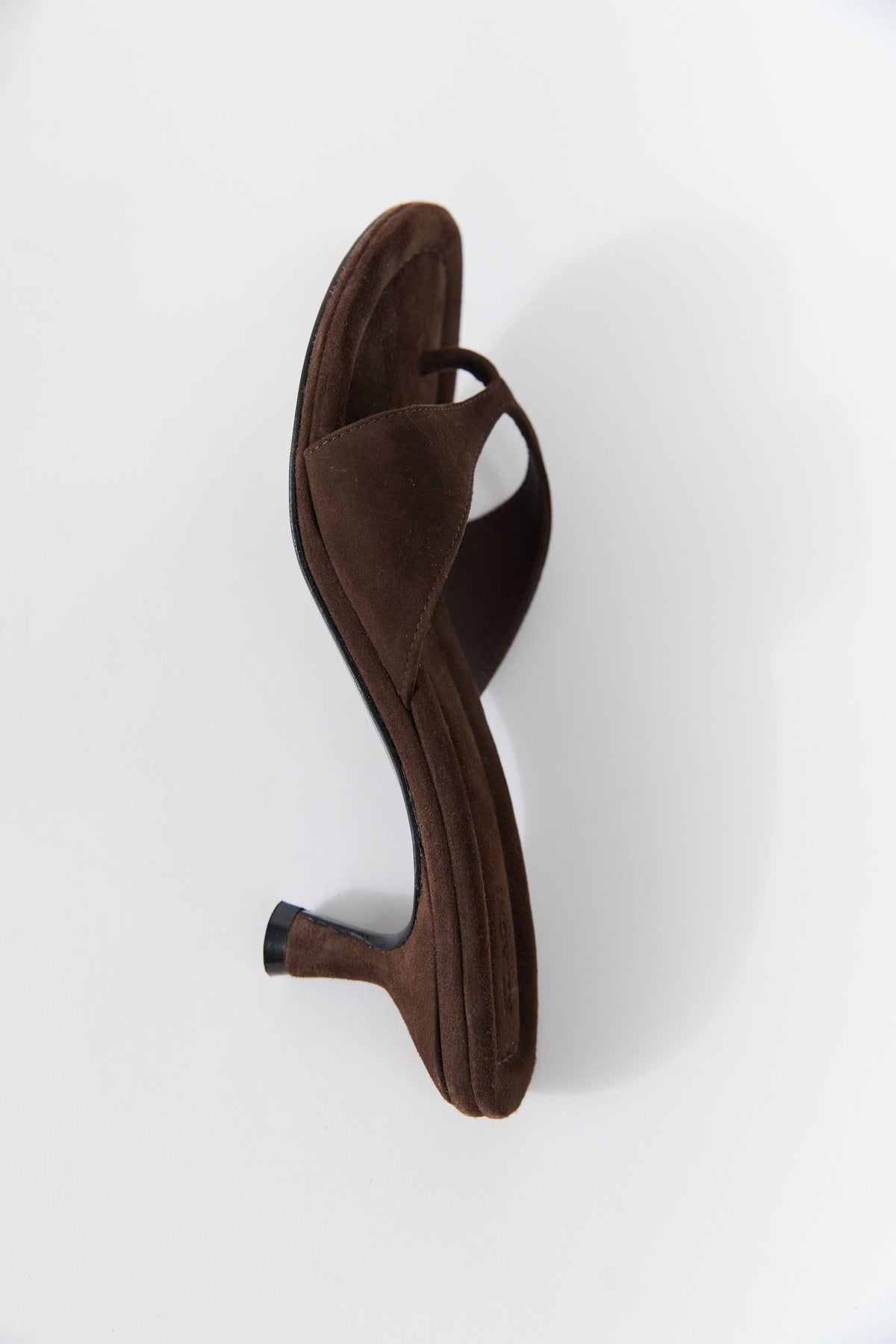 Everyday Thong Heel 50 - Coffee Suede