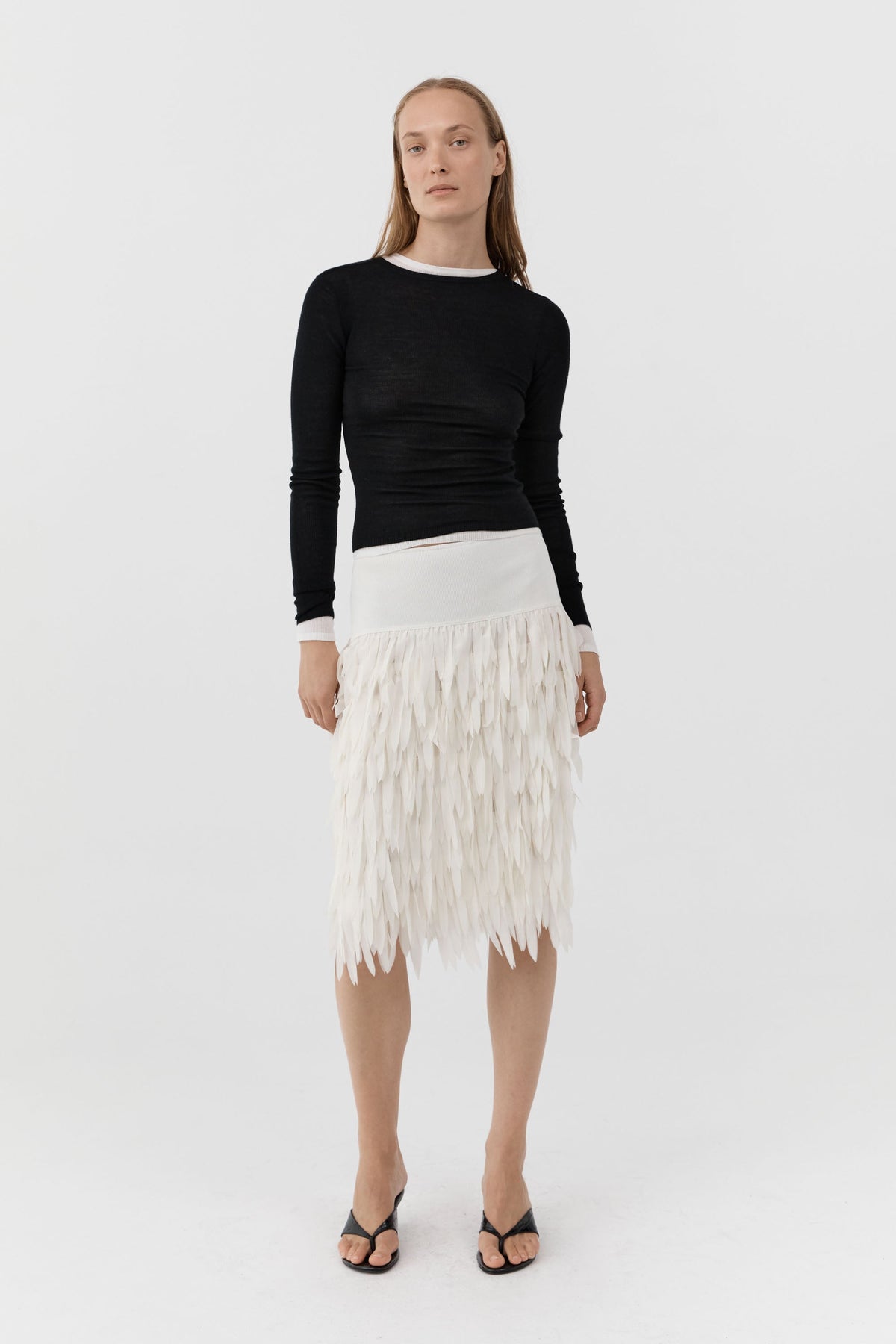 Fringe Midi Skirt - Talco