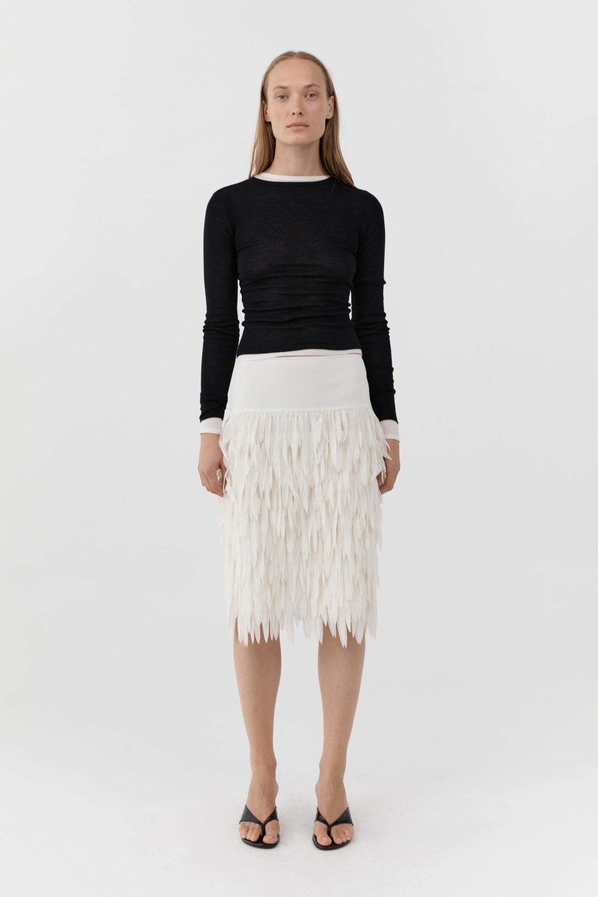 Fringe Midi Skirt - Talco