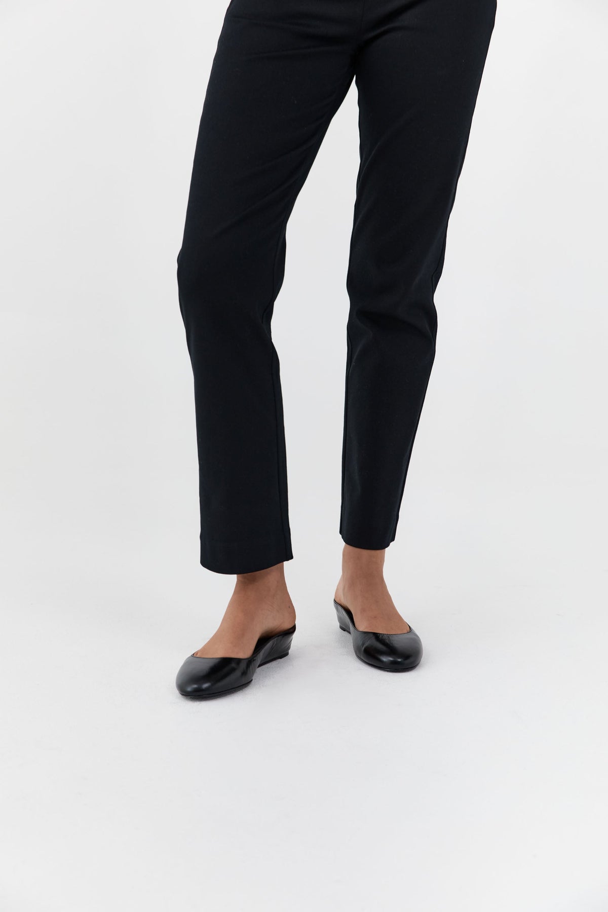 Micro Wedge Slipper - Black