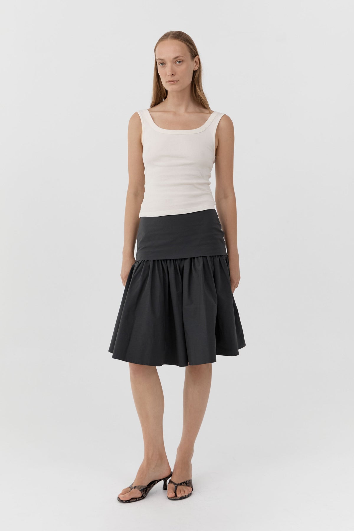Organic Cotton Scooped Ballerina Top - Talco