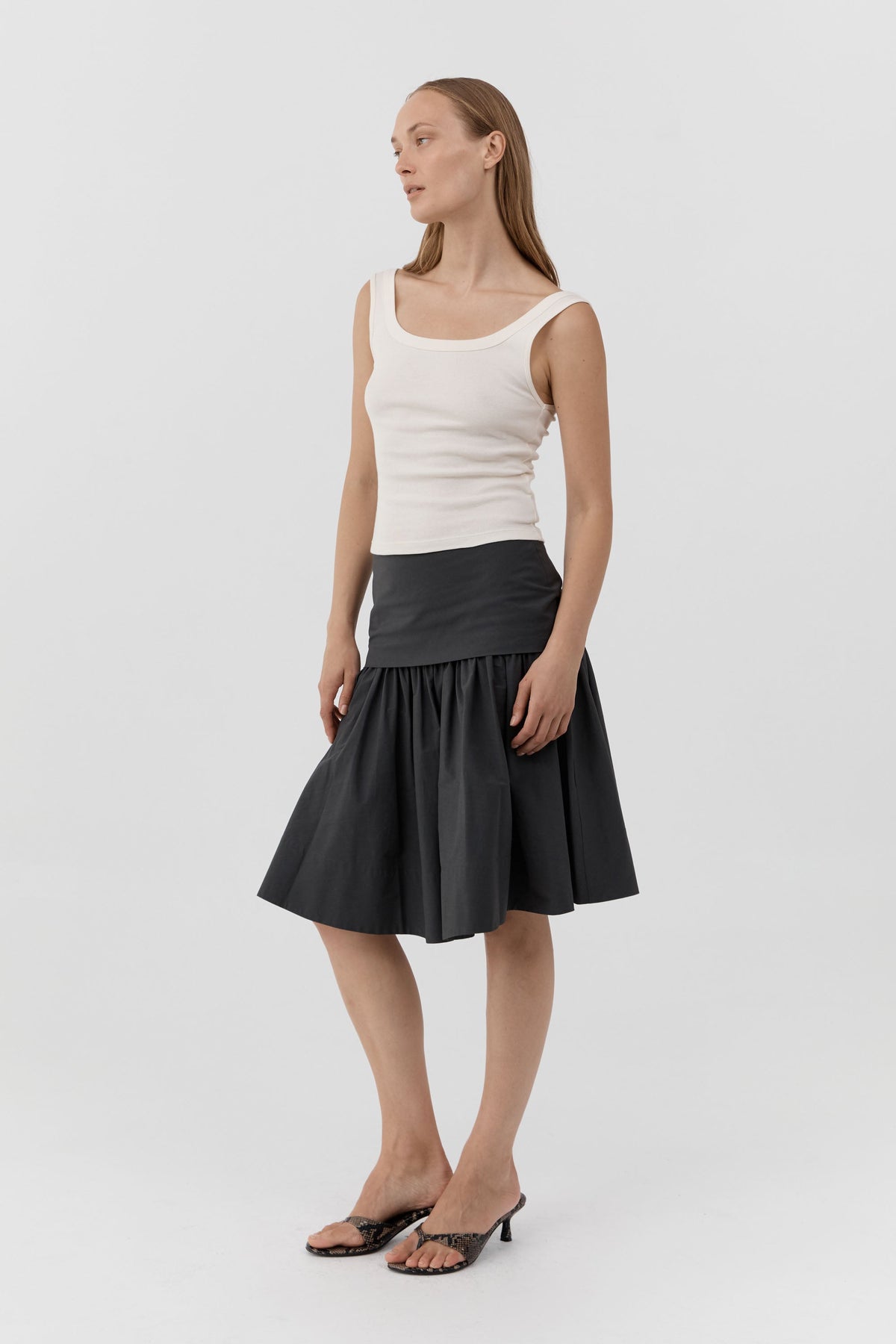 Organic Cotton Scooped Ballerina Top - Talco