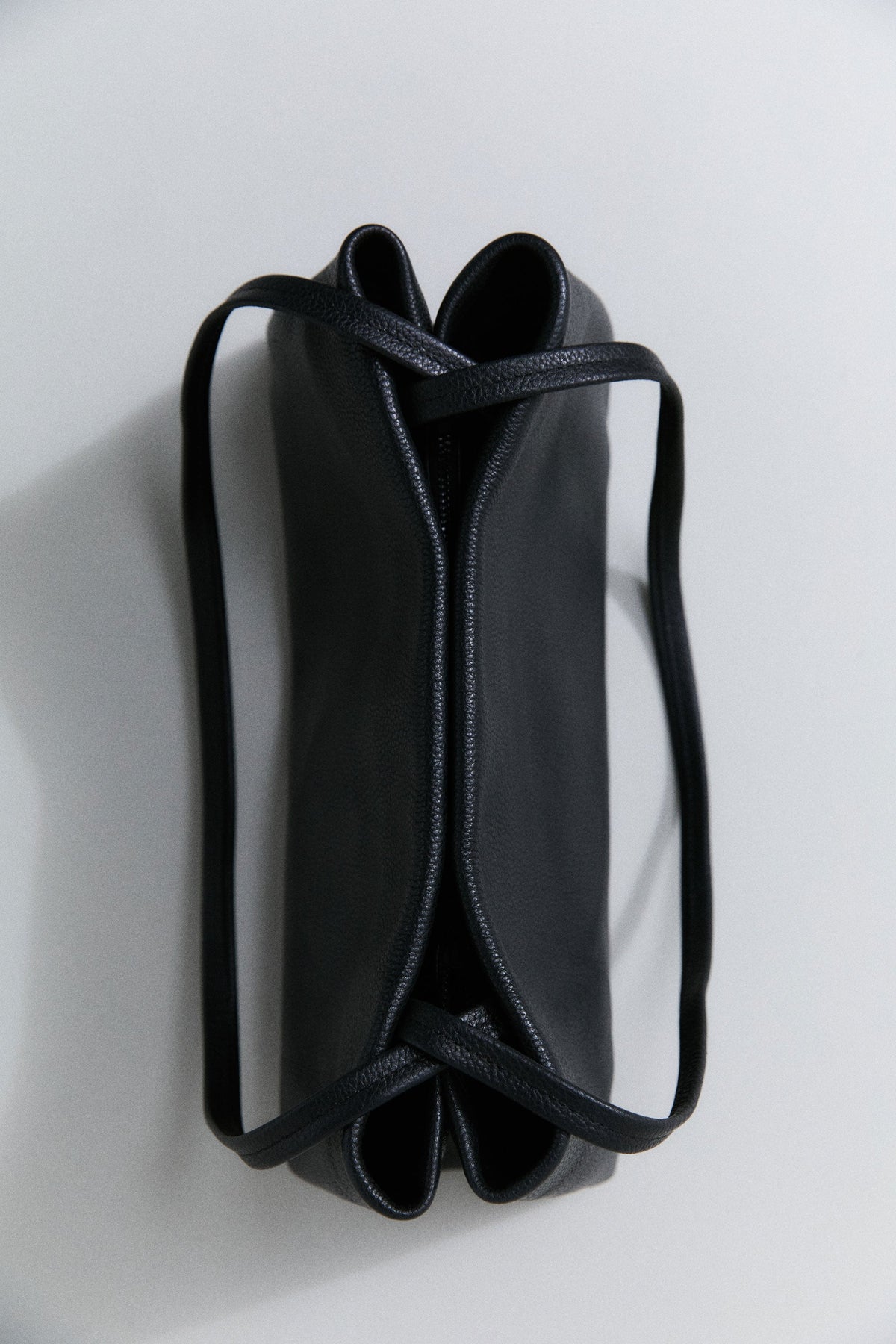 Origami Tote - Black Smooth