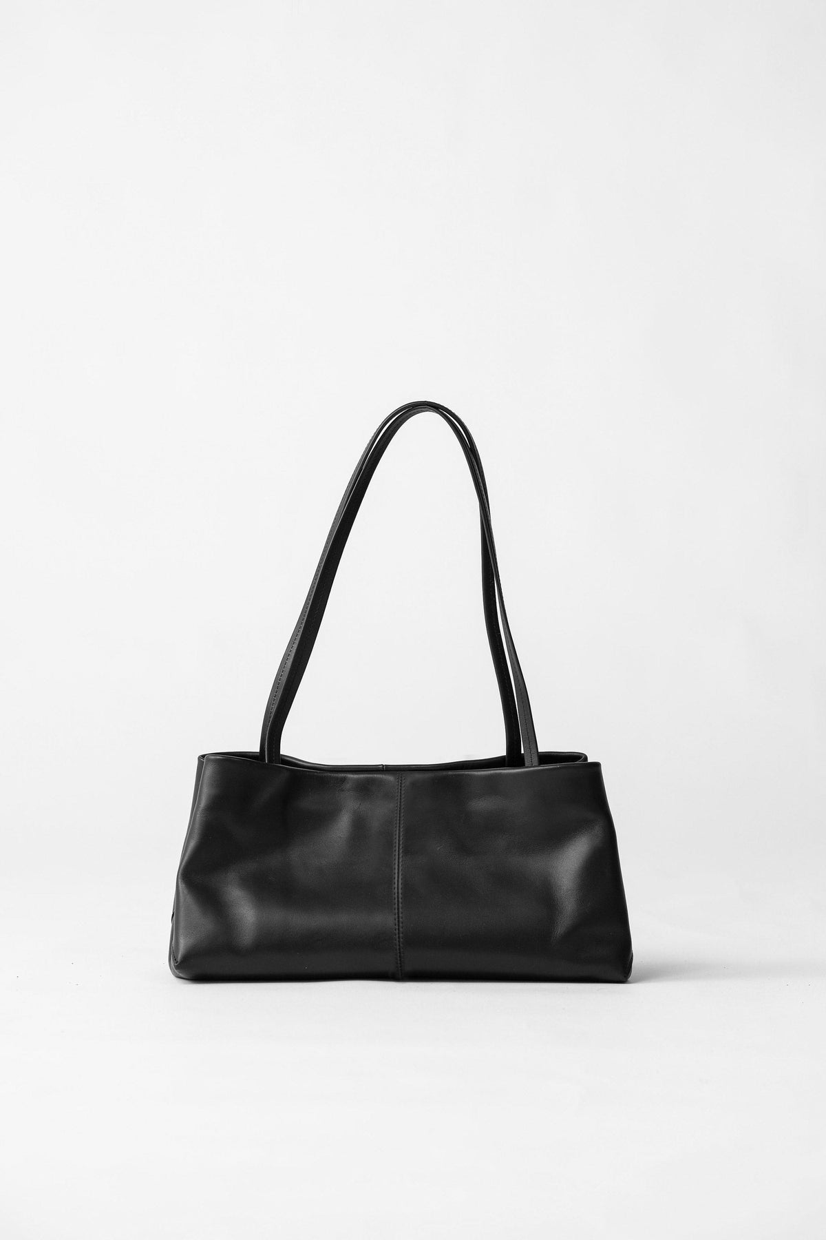 Origami Tote - Black Smooth