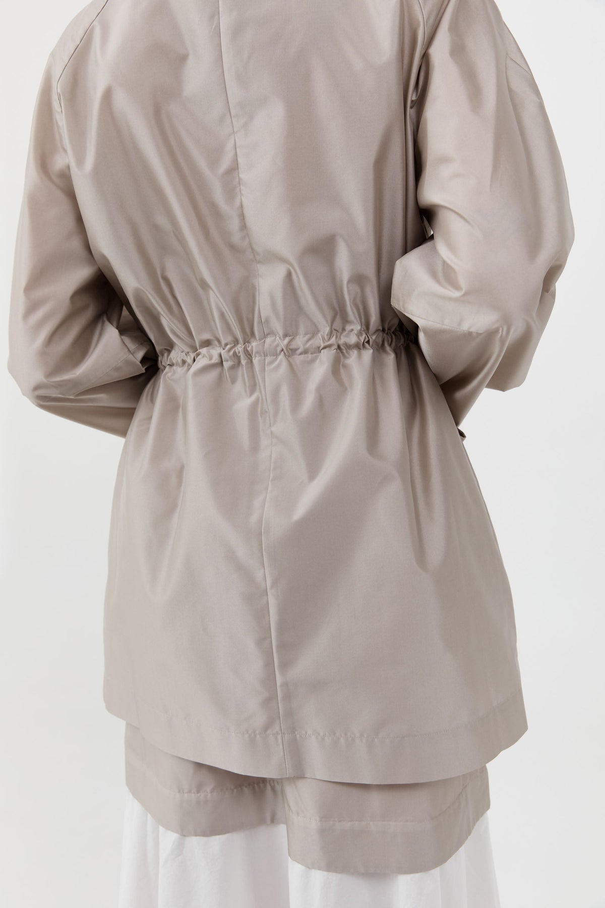 Paper Taffeta Parka - Fog