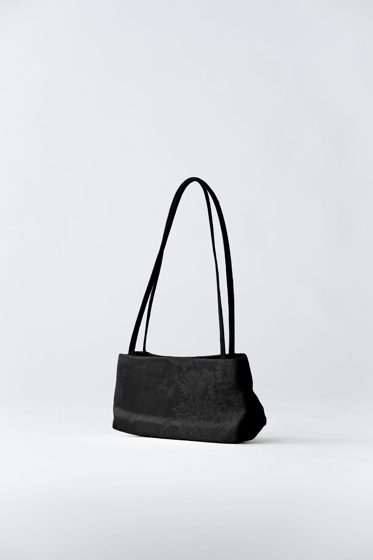 Petit Origami Bag - Black Jacquard