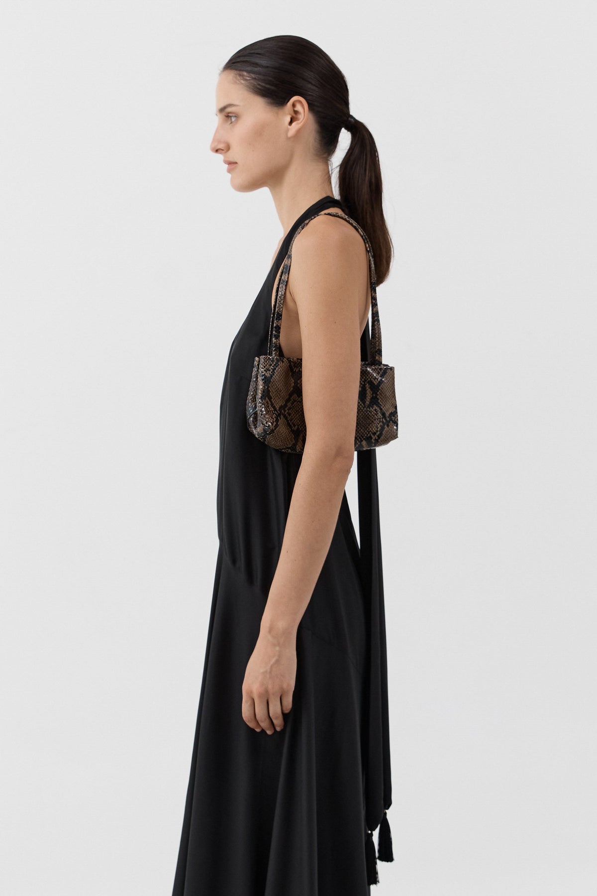 Petit Origami Bag - Python Embossed