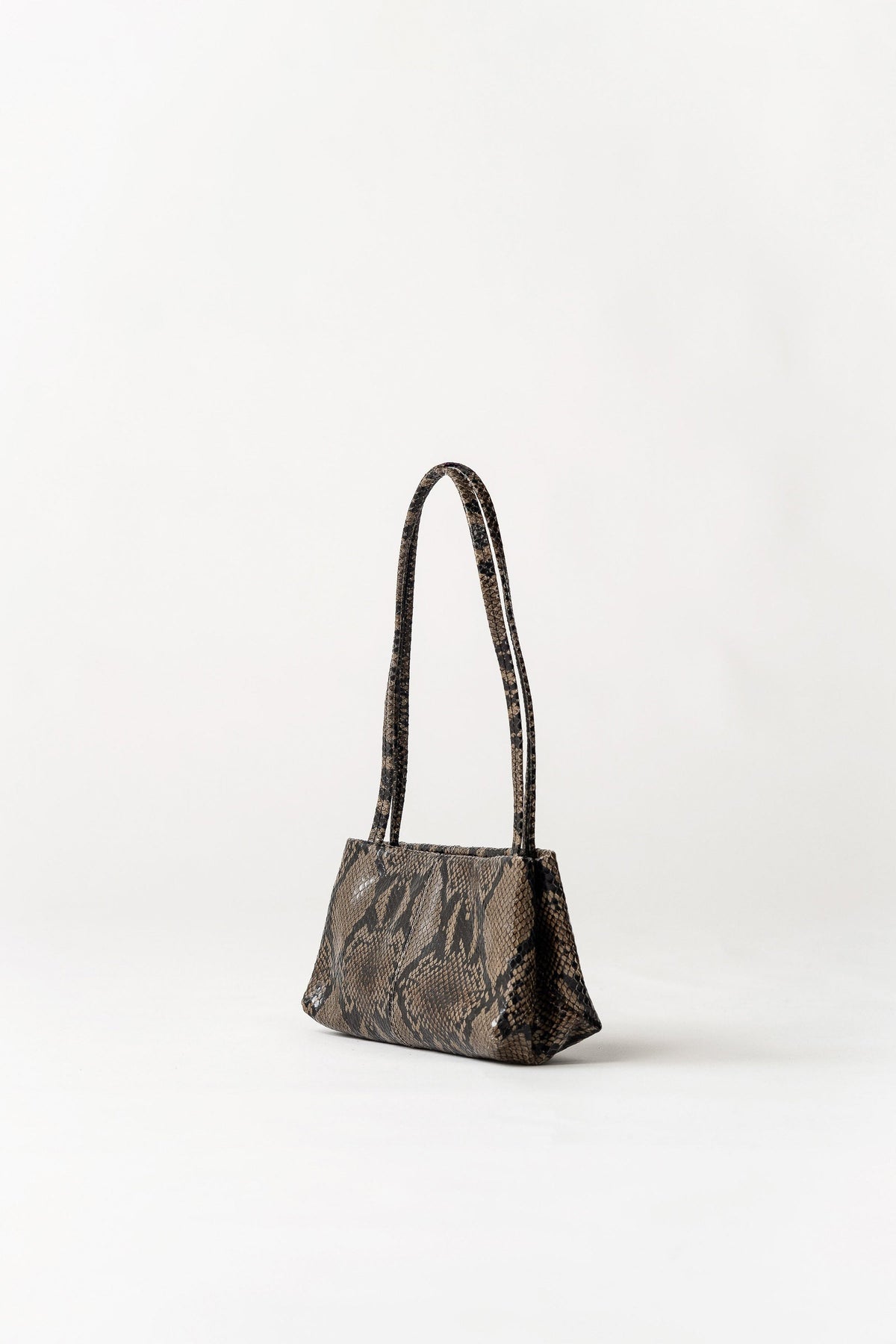 Petit Origami Bag - Python Embossed