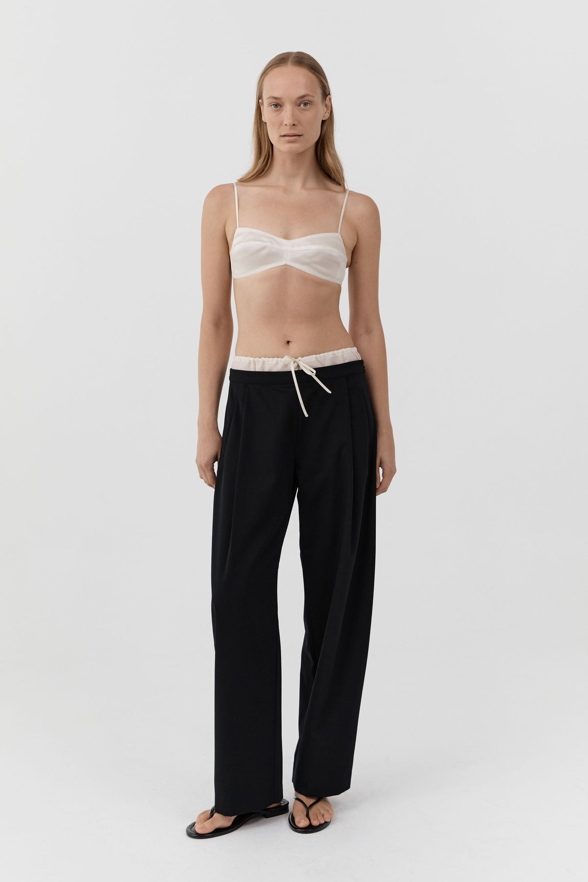 Silk Organza Bralette - Talco
