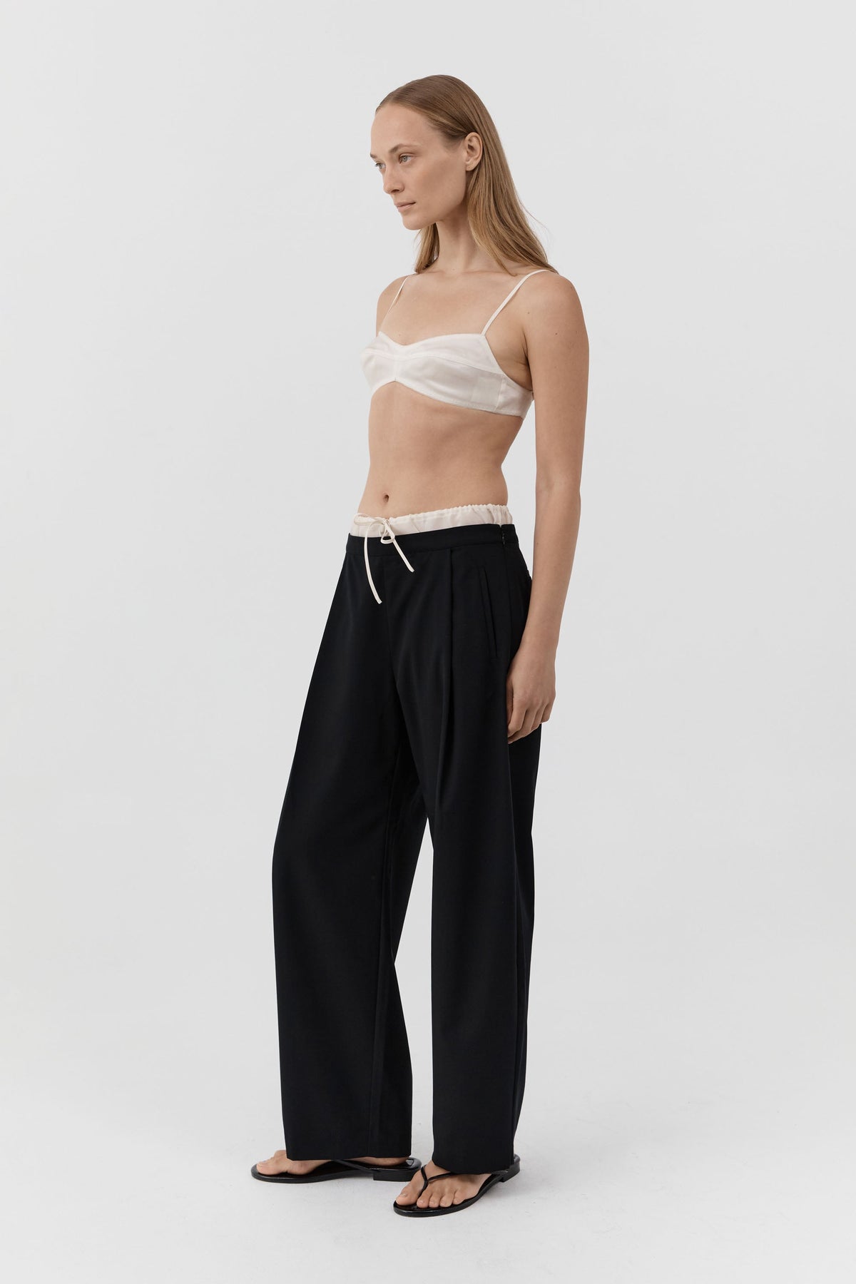 Silk Organza Bralette - Talco