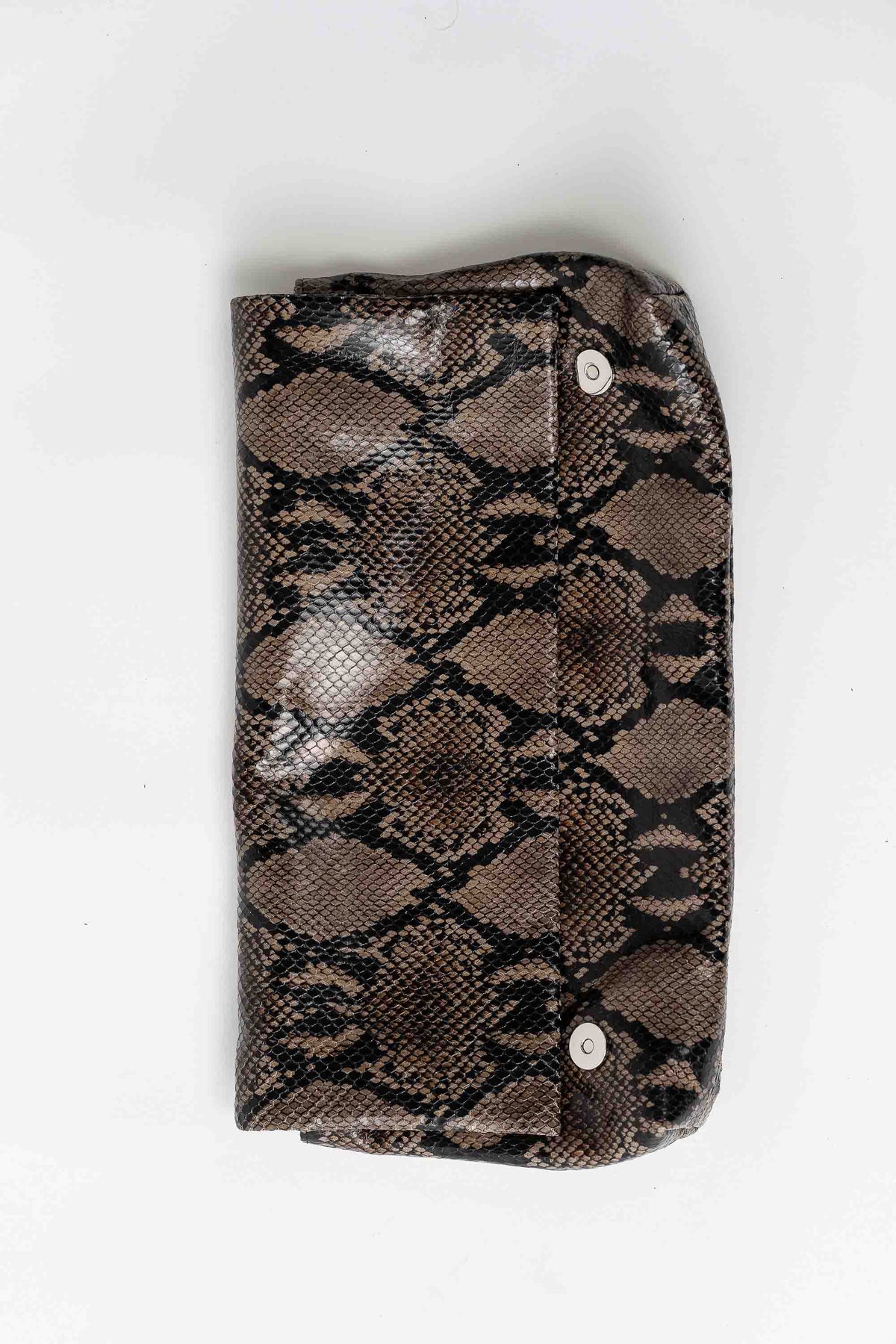 Soft Detachable Belt Bag - Python Embossed